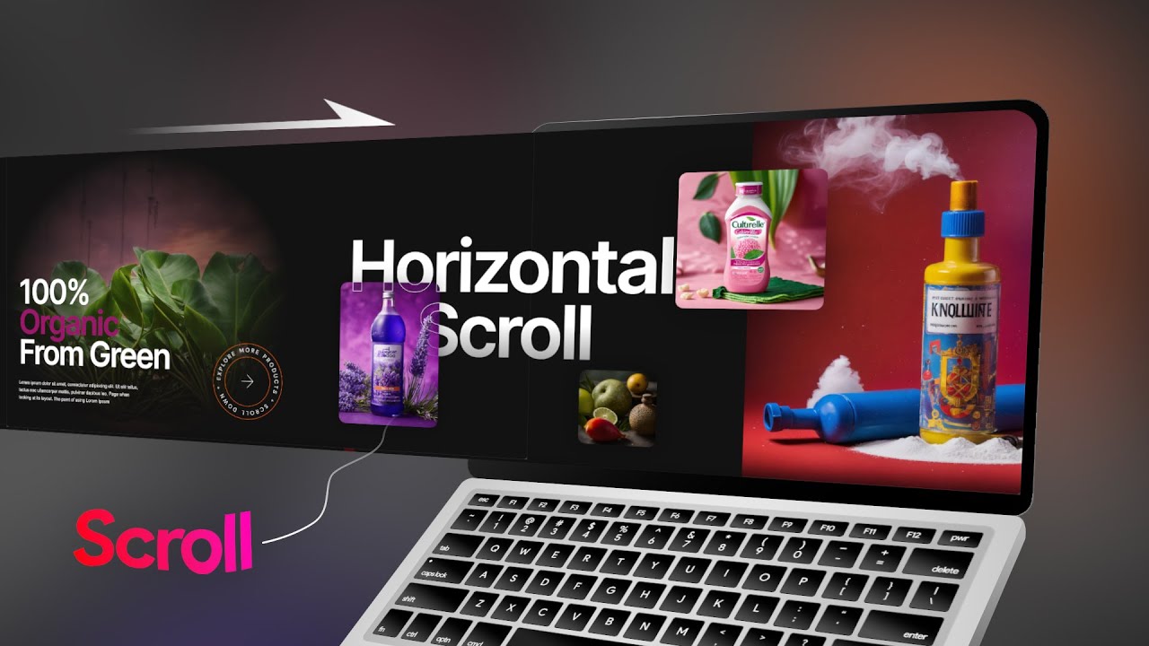 آموزش انواع اسکرول برای سایت